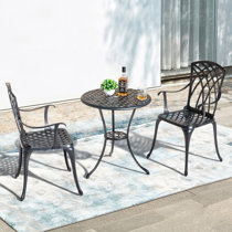 Black bistro set discount indoor